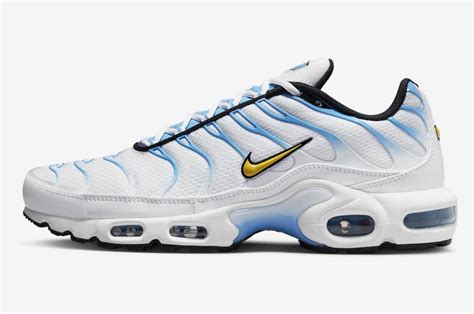 nike air max plus blauw met wit